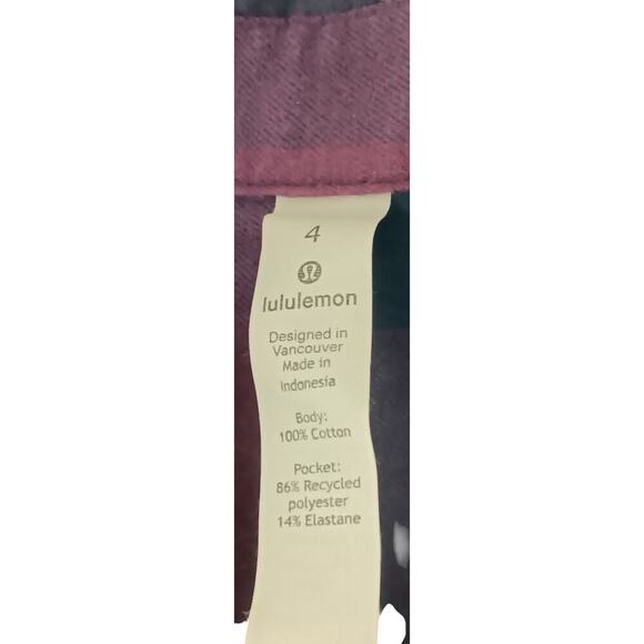 Lululemon Full Day Ahead Flannel Button Down Shirt SZ 4 - Picture 13 of 14